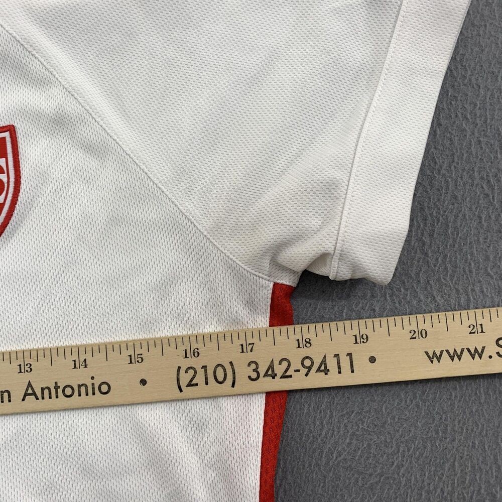 United States Soccer Shirt Womens Medium White Red Blue Nike Dri Fit Training - Picture 7 of 12